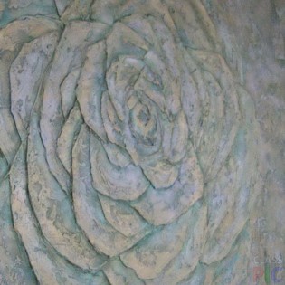 Цветы №6 декоративная штукатурка арт.2182